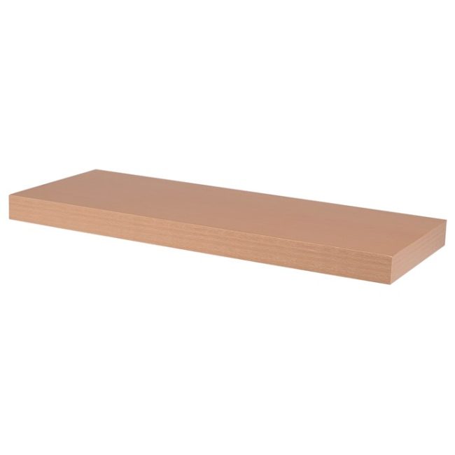 Polička, mdf, hnedá, P-001 BUK