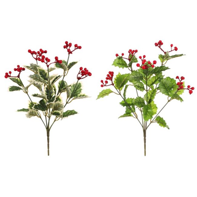 Cezmína - umelý trs, červené bobule, mix 2 druhov, cena za 1 ks