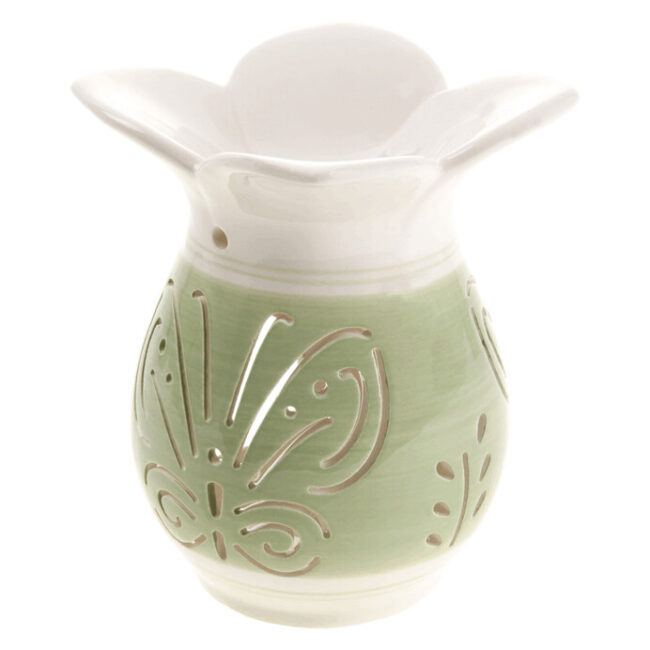 Aroma lampa keramická, farba zelená