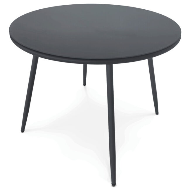 Záhradný stôl 90x90cm, kov, šedá, AZT-L1352 GREY