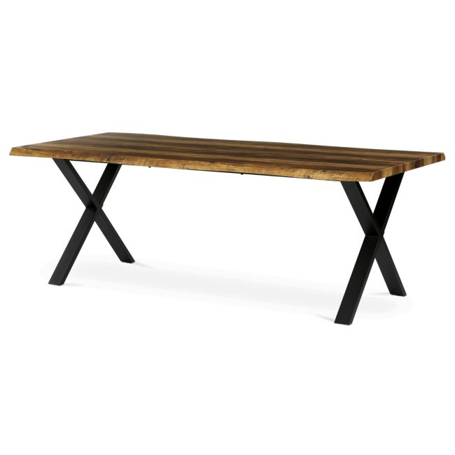 Jedálenský stôl 210x100cm, mdf, old wood, HT-F4321 OLW